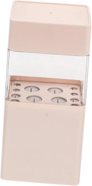 1pc Makeup Brush Storage Bucket Translucent Organizer for Eyebrow Pencil Cosmetics Holder for Reducing Countertop Clutter Design