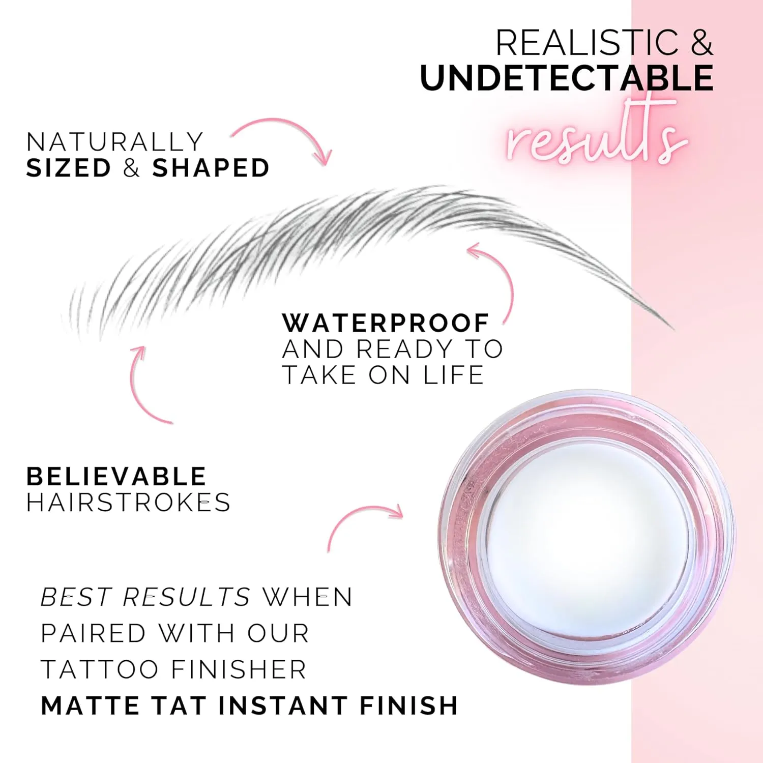 2 Pack Temporary Eyebrow Tattoos Waterproof Eyebrow Stickers, False Tattoos Hair Like Peel Off Instant Transfer Brows For Women And Men | Natural Strokes, Shaping (chic, ash brown)
