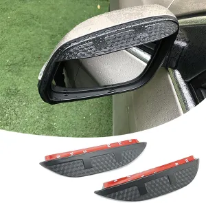 2 Pcs Compatible with Honda Step Wgn 2005-2008, Car Rearview Mirror Rain Eyebrow Shield Car Rearview Side Snow Sun Visor Rain Cover Carbon Fiber Look