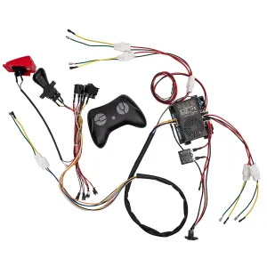 24 Volt DIY Wires Harness Conversion Kit for Kid's Ride On Toys Car,2.4G Set of Wire Harness Switch HY2005RX-24V Control Box for Power Wheels Upgrade Replacement Parts