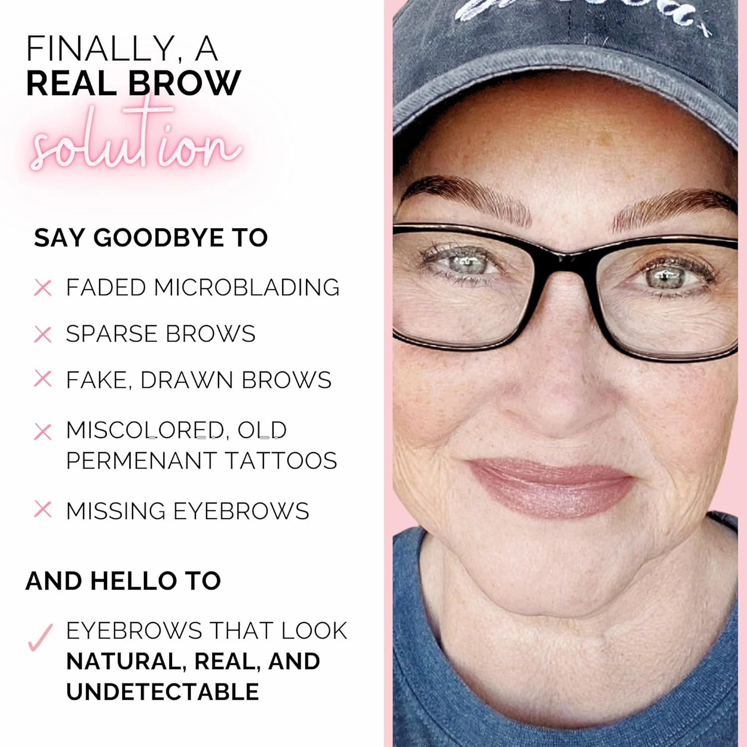 2 Pack Temporary Eyebrow Tattoos Waterproof Eyebrow Stickers, False Tattoos Hair Like Peel Off Instant Transfer Brows For Women And Men | Natural Strokes, Shaping (curved, blonde)