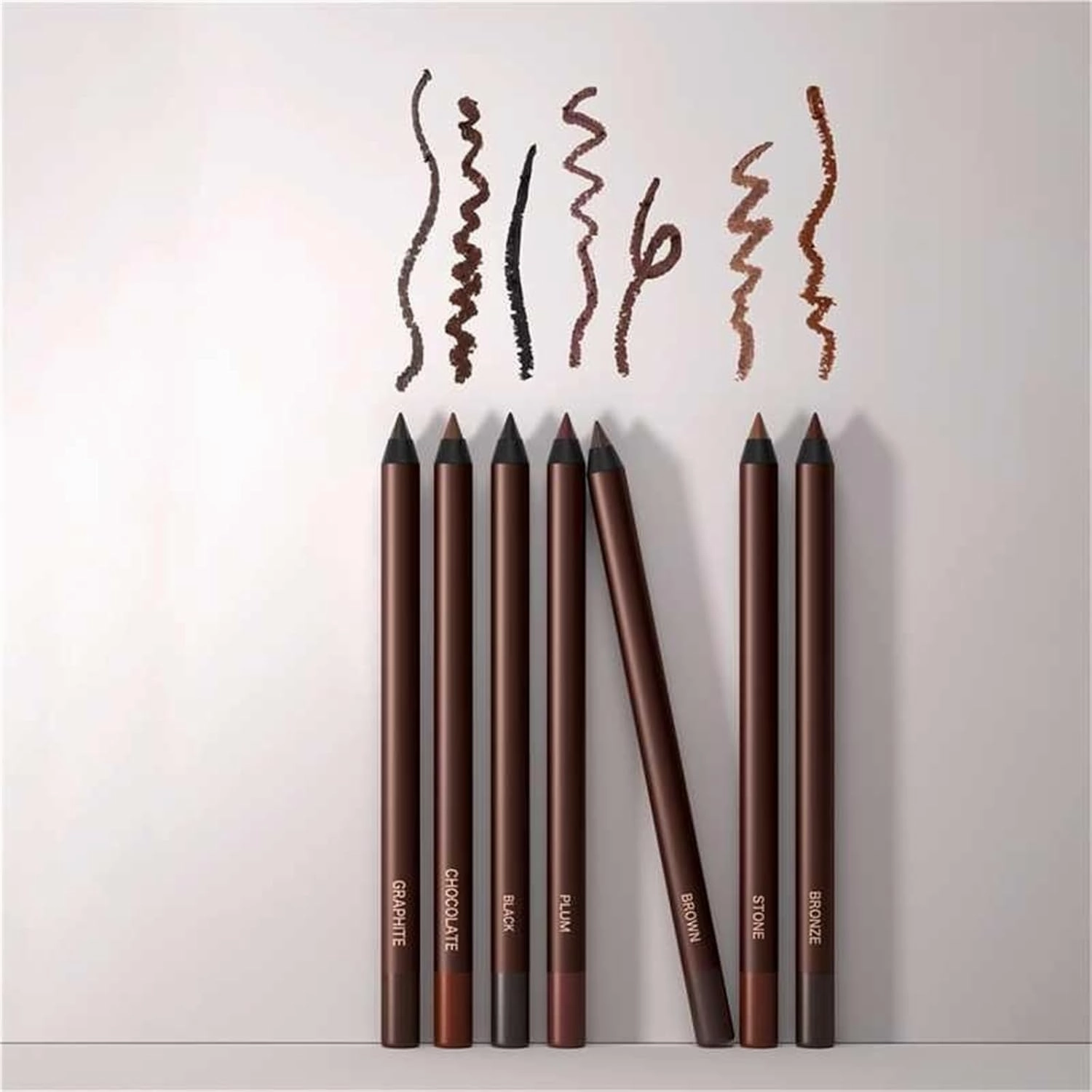 2 Pack Waterproof Eyeliner Duo Sharpenable Eye Pencil, 2025 New Plum Eyeliner Pencil Waterproof, No Smudging, Fading, 2 in 1 Eye Liner and Eyebrow Pencils, Smooth and Easy to Color (Plum)