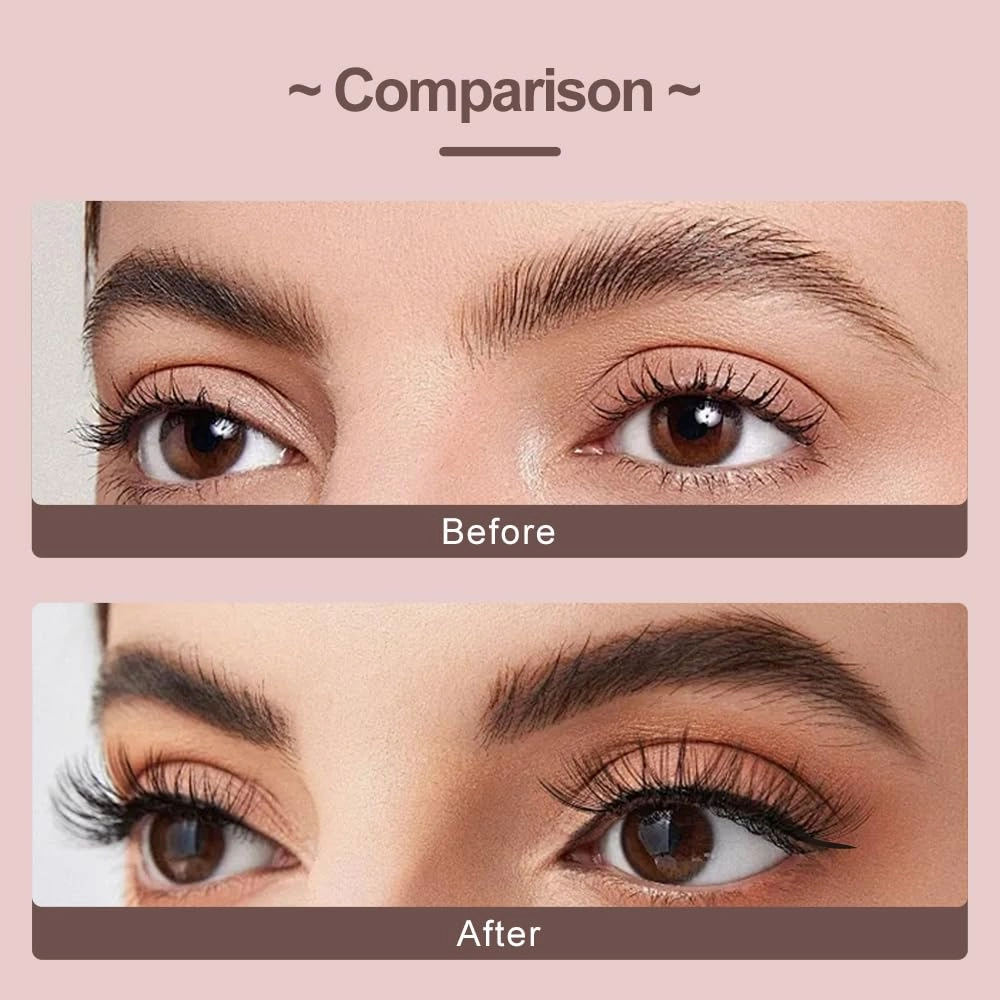 2 Pcs 3D Waterproof Magic Eyebrow Pencil, 2025 New Eyebrow Microblading Pen, Waterproof and Last All Day 4 Tip Brow Pencil with Precise Tip for Makeup Last All Day (2pcs Black)