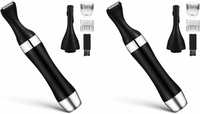 2 Sets Facial Hair Remover Eyebrow Razor Electric Precision Eyebrow Trimmer Nose Trimmer Sturdy Design