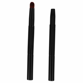 2pcs Double-ended Angled Eyebrow Brush Professional Makeup Tool for Precise Eyebrow Shaping and Portable Design Cover for Daily Use and Travel
