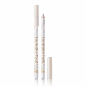 2PCS White Eyeliner, 24 HR Waterproof Eyeliner Duo Sharpenable Eye Pencil, Bright White Nude Under Eye Liner, Eye Brightener, Beauty Makeup Tools