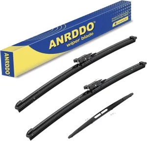 3 wipers Replacement For Chevrolet Aveo Sonic Holden Barina 2012-2017 Original Equipment Windshield Wiper Blades Set - 26" 15"  11" (Set of 3)
