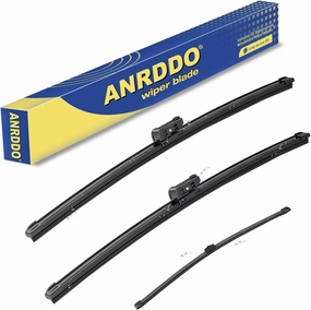 3 Wipers Factory Replacement For Audi Q5 2009-2017,SQ5 2014-2017, RS Q3 2021-2022,Porsche Panamera 2017-2023 Original Equipment Windshield Wiper Blades Set 24" 20"  13" (Set of 3) Top Lock