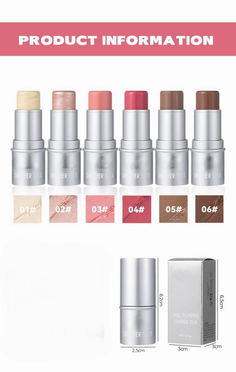 3D Contour & Highlight Stick - Multi-Face Sculpting Duo for Cheeks, Nose & Under-Eyes (# A set)