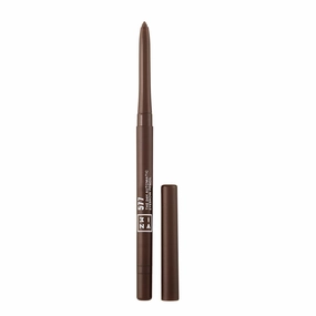 3INA The 24H Automatic Eyebrow Pencil 577 - Defines And Fills Your Eyebrows - Offers A 24H Waterproof Formula - Features An Integrated Sharpener And Automatic Format - Creamy - Gray Brown - 0.011 Oz