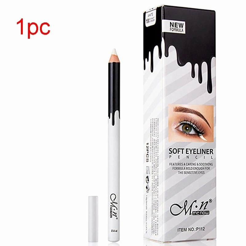 3pcs White Eyeliner Pencils Highlighter Eyeliner Pencil Brightener Eye Liners Waterproof Long-lasting Eyeshadow Women Makeup (1 PCS)