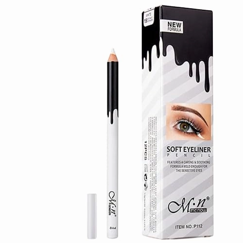 3pcs White Eyeliner Pencils Highlighter Eyeliner Pencil Brightener Eye Liners Waterproof Long-lasting Eyeshadow Women Makeup (1 PCS)