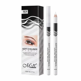 3pcs White Eyeliner Pencils Highlighter Eyeliner Pencil Brightener Eye Liners Waterproof Long-lasting Eyeshadow Women Makeup (3 PCS)