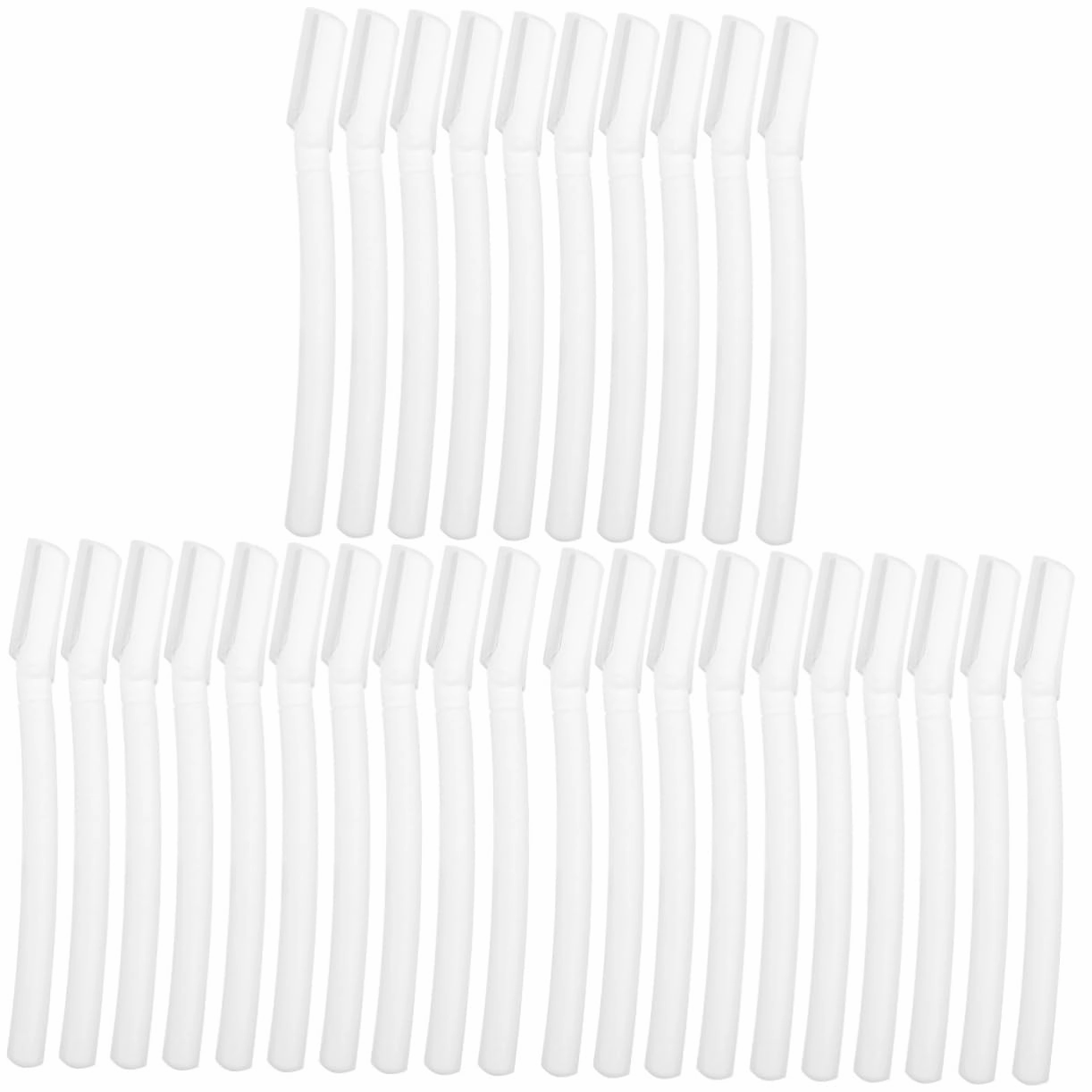 3sets 10pcs Eyebrow Razor Portable Eyebrow Trimmer for Women and Face Hair Shaver with Cover for Neat and Daily Grooming 10pcs*3