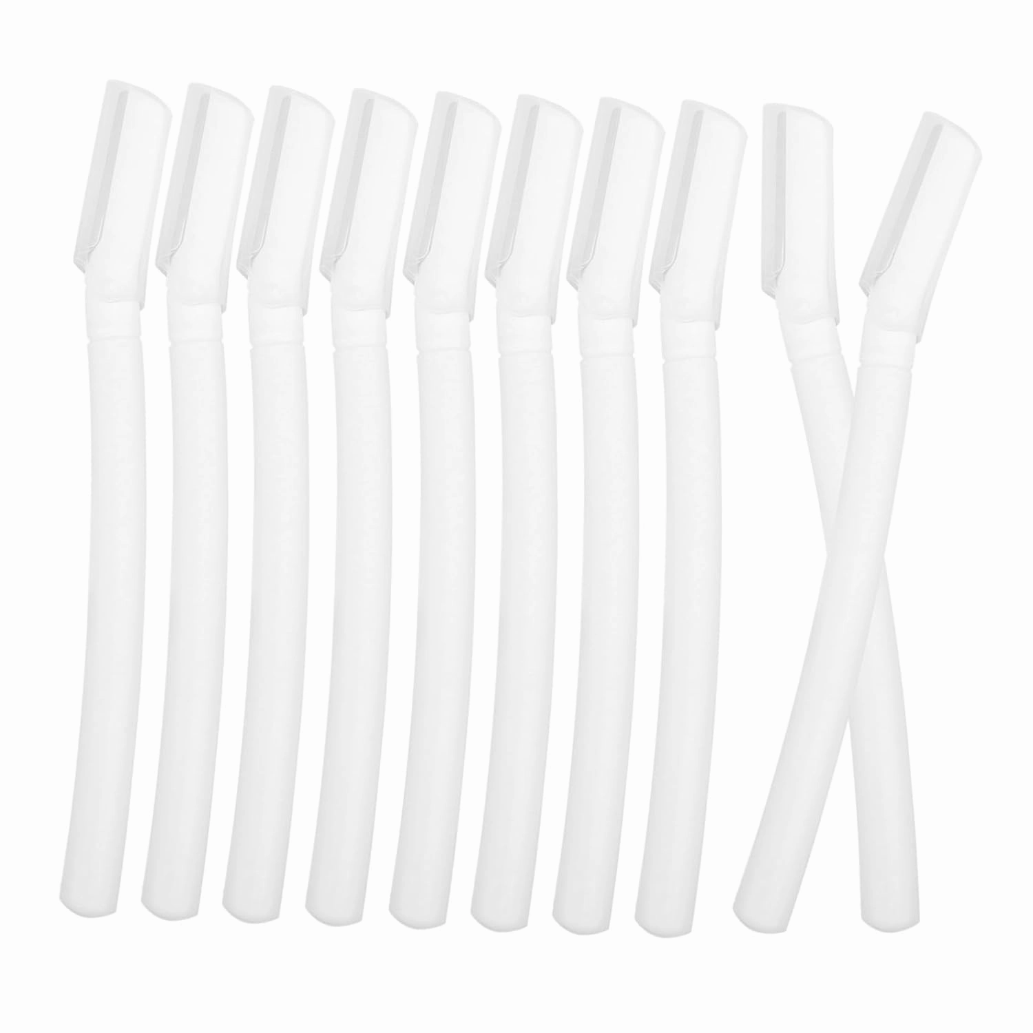 3sets 10pcs Eyebrow Razor Portable Eyebrow Trimmer for Women and Face Hair Shaver with Cover for Neat and Daily Grooming 10pcs*3