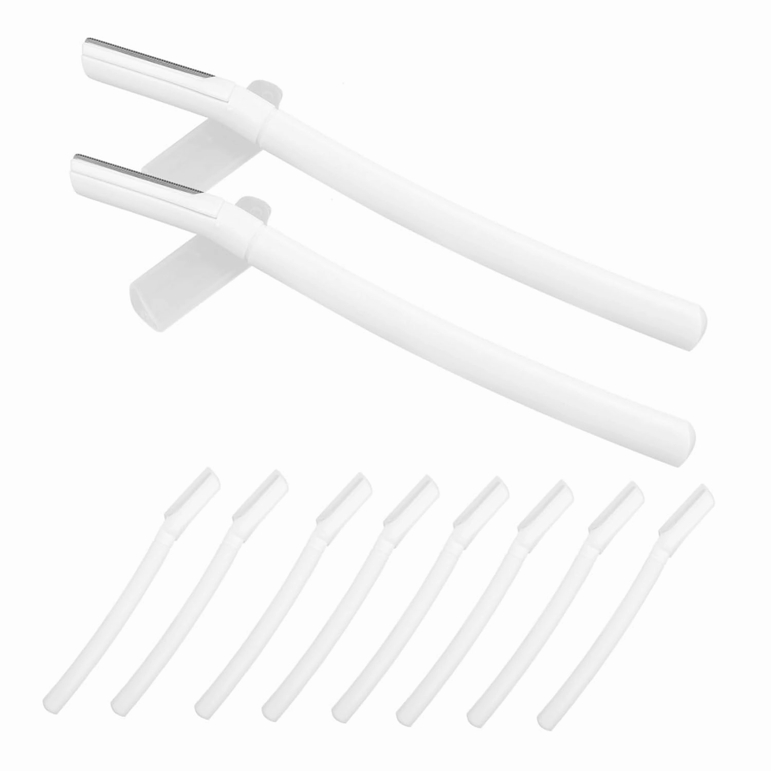 3sets 10pcs Eyebrow Razor Portable Eyebrow Trimmer for Women and Face Hair Shaver with Cover for Neat and Daily Grooming 10pcs*3