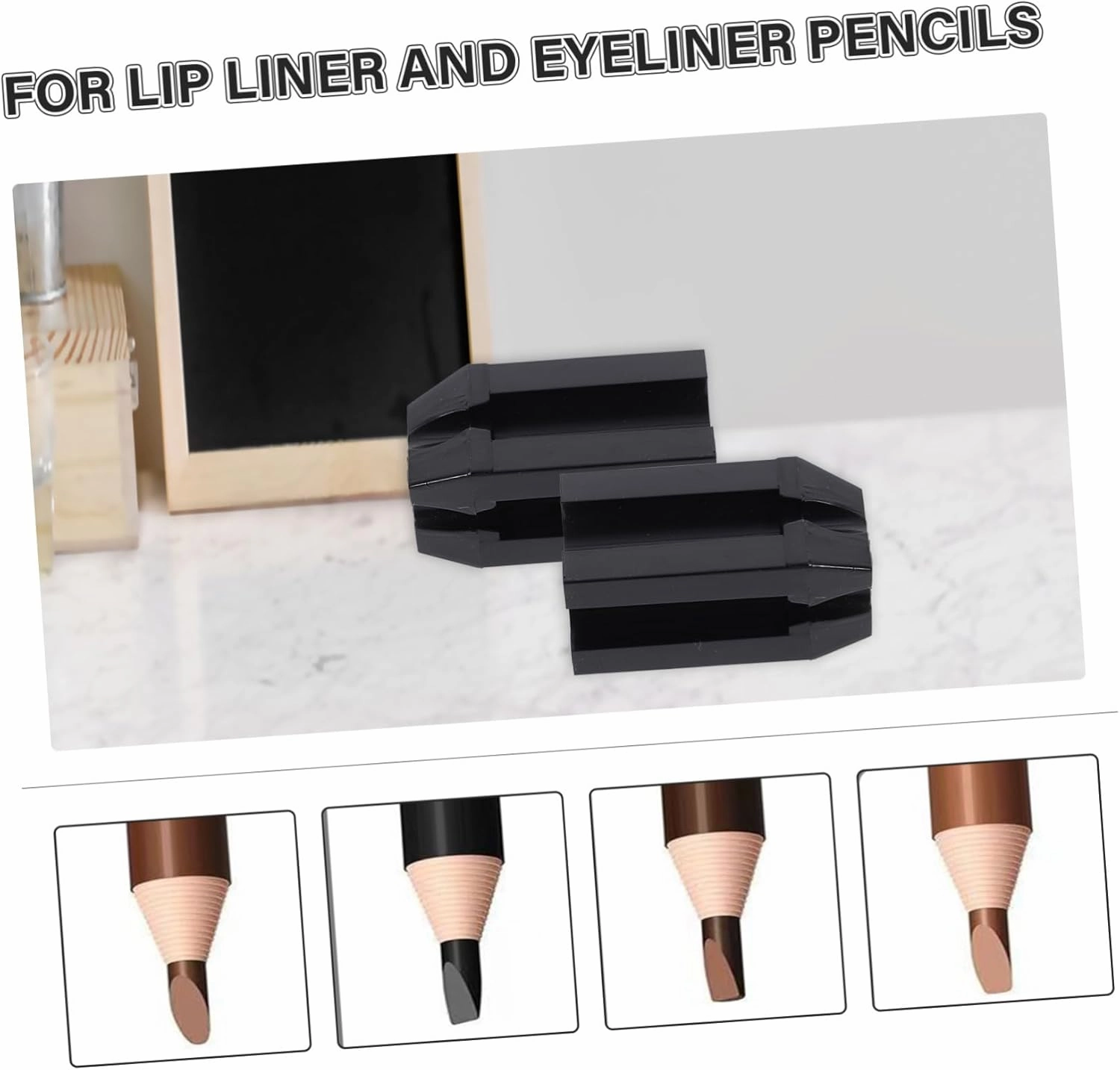 3sets 3pcs Eyebrow Liner Sharpener Dual Makeup Pencil Sharpening Tools for Precision Brow and Eyeliner Pencils Lightweight Design with Detachable Lid for All Makeup 3pcs*3