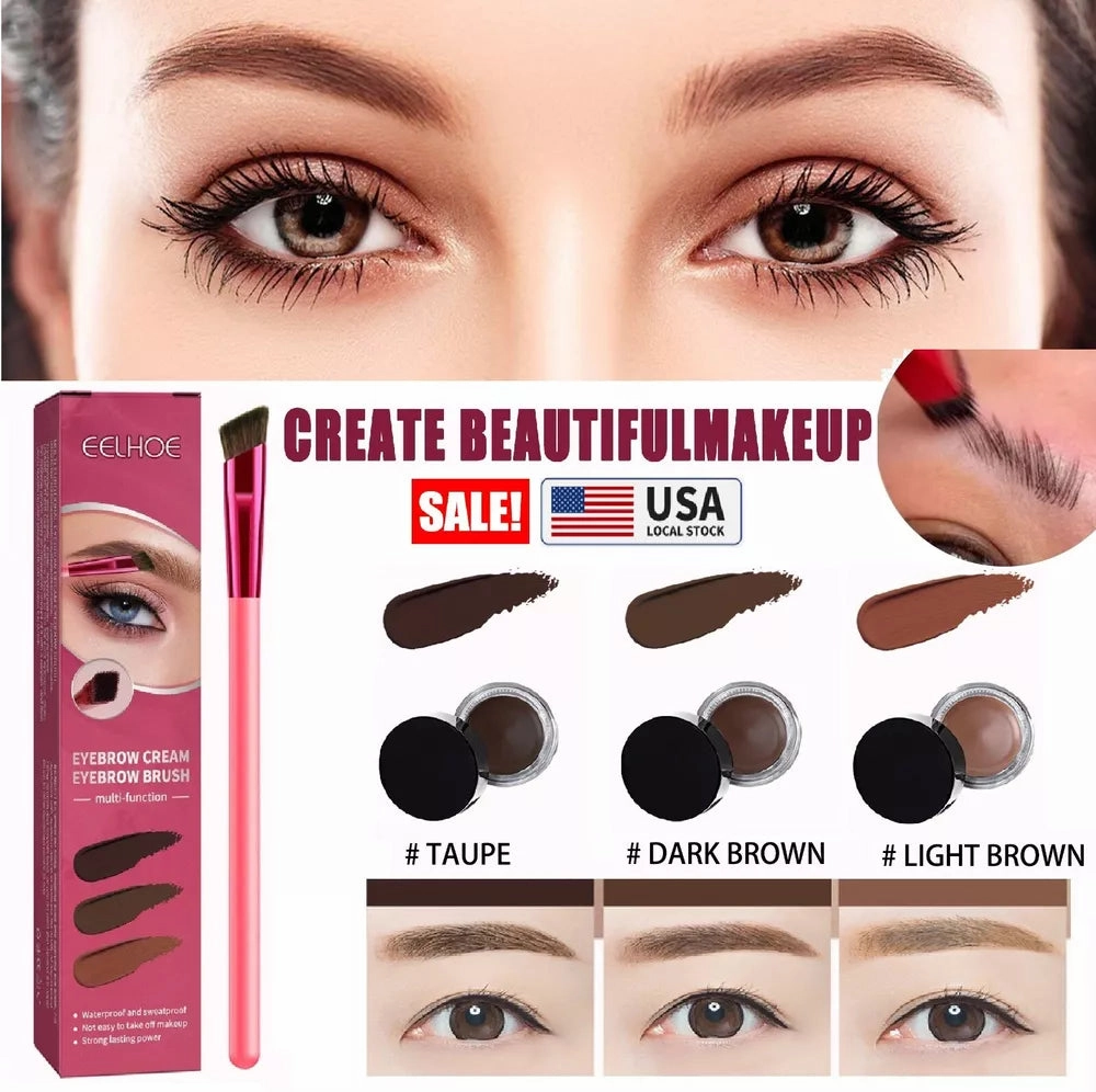 4D Hair Stroke Brow Stamp Brush – Perfectly Defined Brows