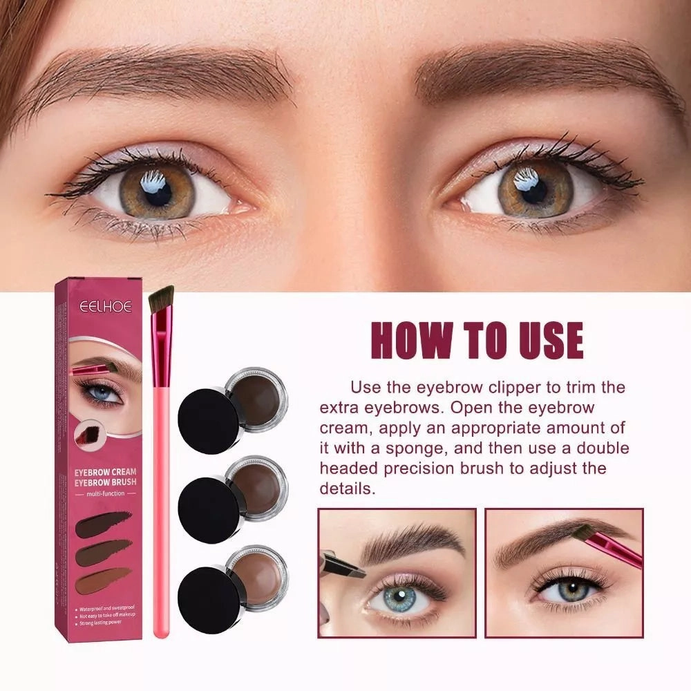 4D Hair Stroke Brow Stamp Brush – Perfectly Defined Brows