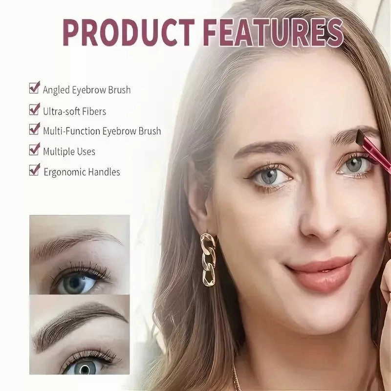4D Hair Stroke Brow Stamp Brush – Perfectly Defined Brows