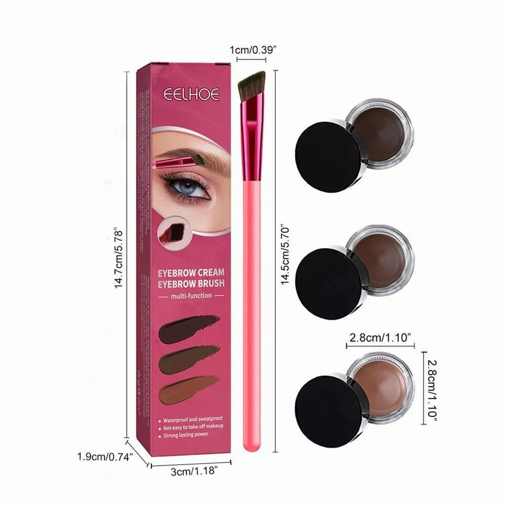 4D Hair Stroke Brow Stamp Brush – Perfectly Defined Brows