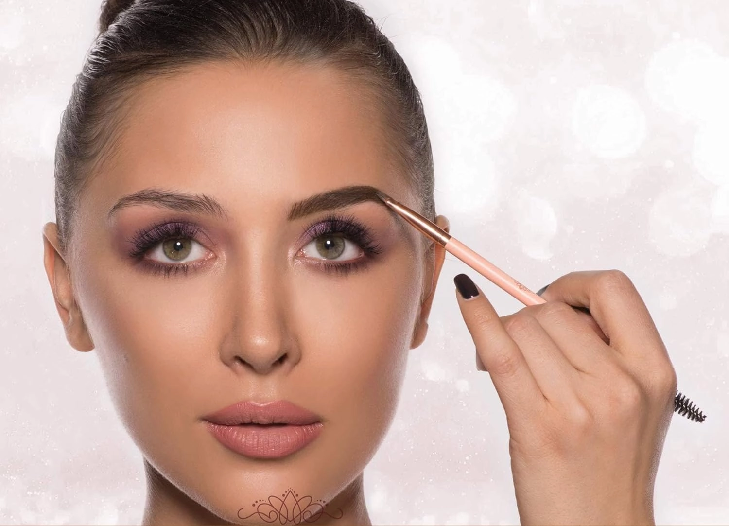 4ever Magic Cometics Double Shade Seductive Eyebrow Gel (0.14oz) - Cruelty Free & Vegan - Smudge Free - Enriched with Castor Oil - Long Lasting - Water Resistant - Made in USA (Abracadabra Black)