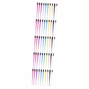 50pcs Dual Tip Eyebrow Brush Lash Comb Portable Eyebrow Spoolie Brush Beauty Tool for All Makeup