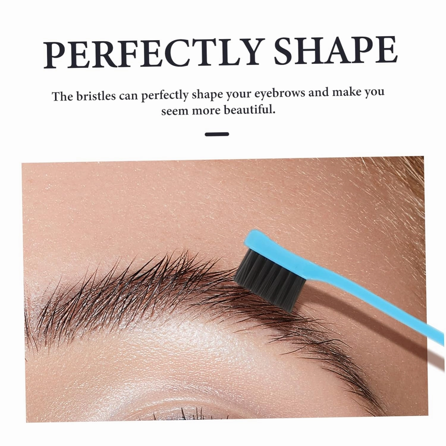 50pcs Dual Tip Eyebrow Brush Lash Comb Portable Eyebrow Spoolie Brush Beauty Tool for All Makeup