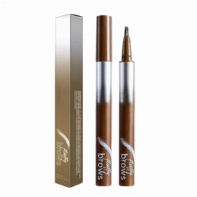 5pcs Ultra-Fine Mechanical Pencil - Makeup Brow Stylist Definer | 0.55ml Waterproof Eyebrow Pencil | Long-Lasting Colored Eye Liners | Natural Eyebrow Color for Draws Tiny Brow Hairs