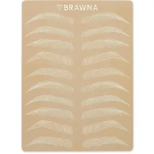 6 pcs Microblading Practice Skin - Inkless Double Sided Practice Skin For Eyebrow Tattoos - Fake Skin Sheets - Microblading Supplies - Microshading Kit - PMU Supply