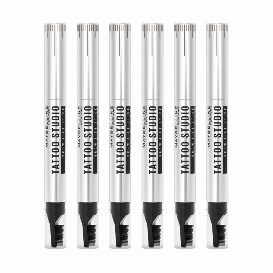 6x Maybelline Tattoo Brow Lift Stick Eyebrow Pen 260 Deep Brown