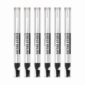 6x Maybelline Tattoo Brow Lift Stick Eyebrow Pen 260 Deep Brown