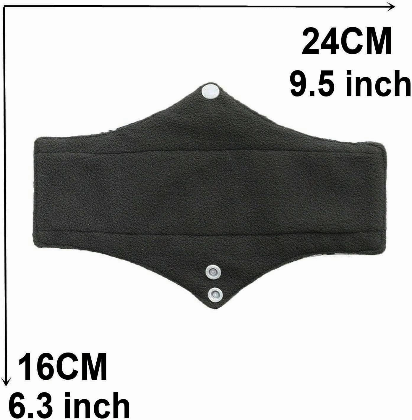 7 Pcs Reusable Waterproof Menstrual Pads Sets Including 1Pc Mini Wet Bag and 6Pcs Regular Flow Menstrual Pads Mama Cloth Sanitary Napkins