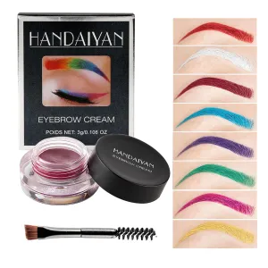 8-color Waterproof Multifunctional Eyebrow Cream & Eyeliner Cream