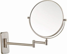 8 Inch Makeup Mirrors, Double Sided Brass Magnifying Mirror, Extendable Folding 360° Swivel Vanity Shaving Mirrors (Color : 4, Size : 3X)
