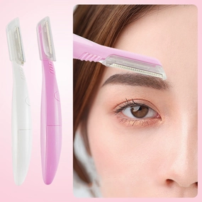 🔥2025 New products🌸 Precision Manual Eyebrow Trimmer with Light