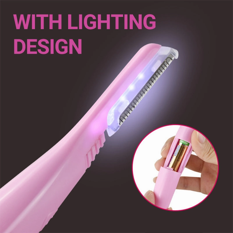 🔥2025 New products🌸 Precision Manual Eyebrow Trimmer with Light