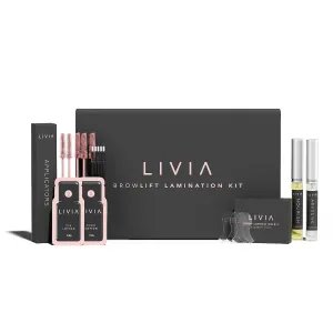 Advanced Eyebrow Lamination Kit – DIY Brow Lift for Fuller, Thicker & Defined Brows – Salon-Quality Results at Home – 3 Applications-Up to 8 Weeks – Gentle & Nourishing