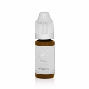 All in Beauty Permanent Makeup Professional Brow Pigment, High Retention Eyebrows Pigment, Ombre brows and Microblading supplies pigment, Vegan PMU Pigment for use with Machine (10ml). (Light Powder)
