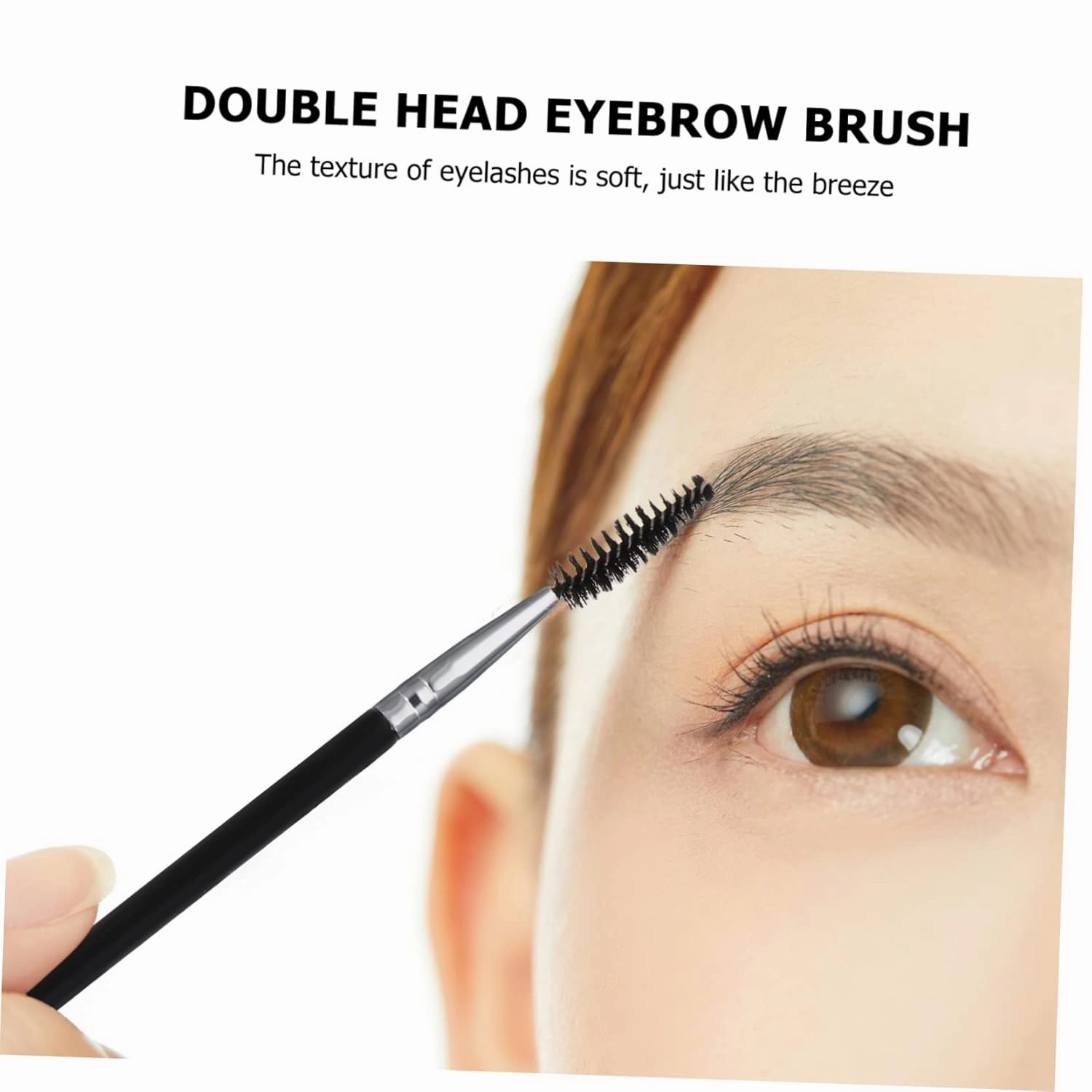Angoily 18pcs Dual-ended Eyebrow and Eyelash Makeup Brush Includes Eyebrow Brush Spoolie Essential Tools for Lash Curling and Natural Brows