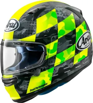 Arai Helmets Regent-X Patch Helmet (Medium, Matte Fluorescent Yellow)