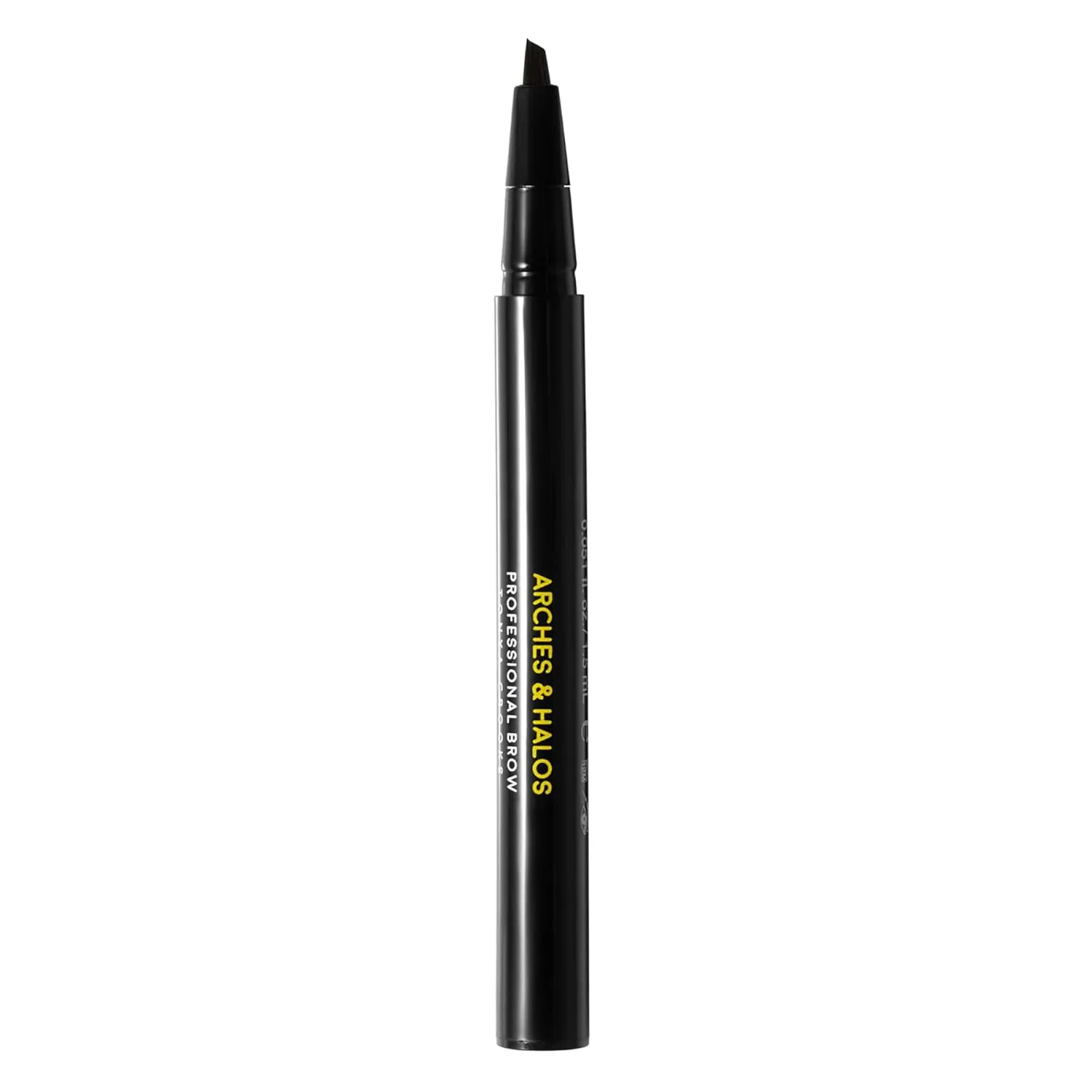 Arches & Halos Angled Bristle Tip Waterproof Brow Pen - Water Based And Smudge Proof - Fills In Sparse Eyebrows And Gives Fuller Effect - Covers Scars Or Overplucked Brows - Espresso - 0.051 Oz