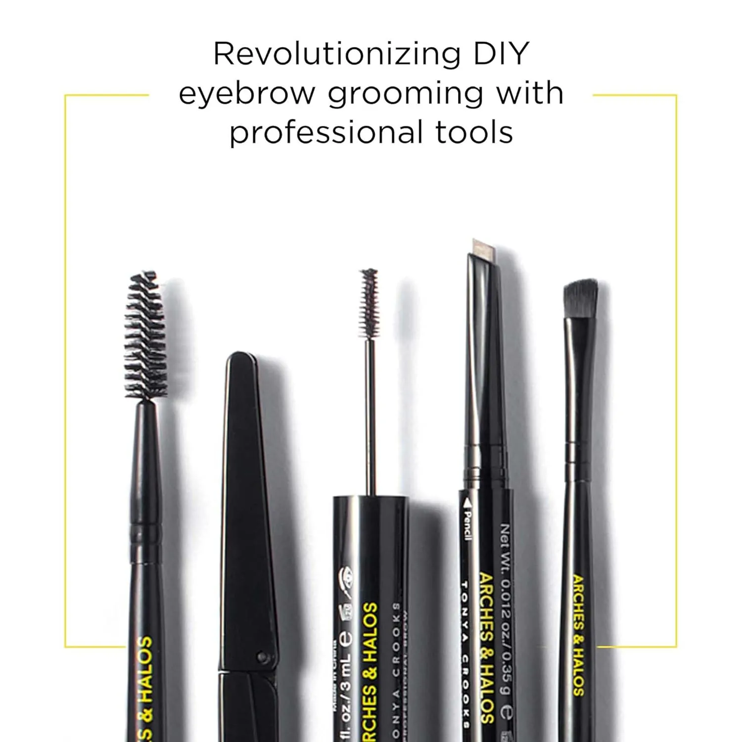 Arches & Halos Microblading Brow Shaping Pen - Fuller, More Defined Brow - Long-lasting, Smudge Resistant, Rich Color - Vegan and Cruelty Free Makeup - Warm Brown - 0.033 fl oz