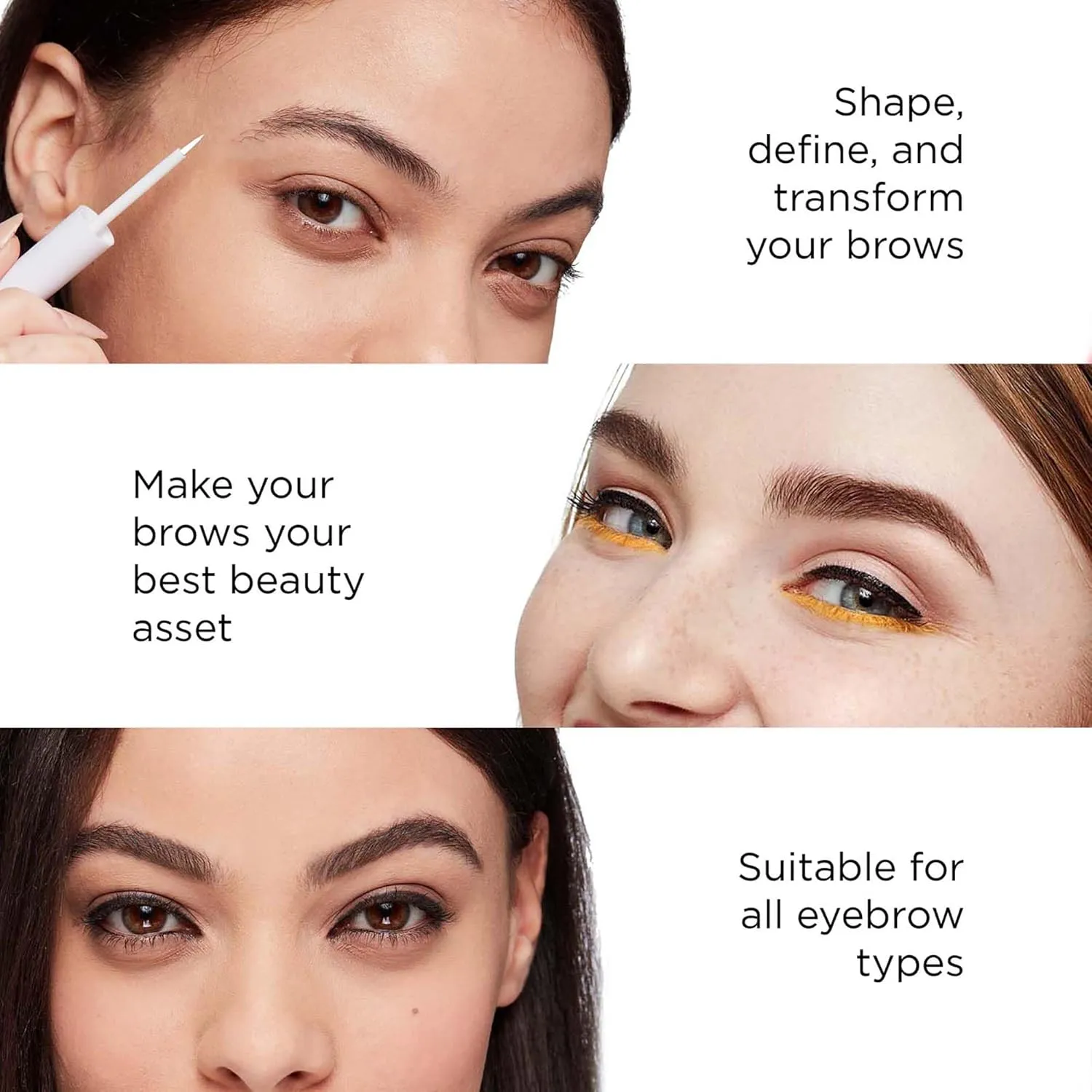 Arches & Halos Microblading Brow Shaping Pen - Fuller, More Defined Brow - Long-lasting, Smudge Resistant, Rich Color - Vegan and Cruelty Free Makeup - Warm Brown - 0.033 fl oz