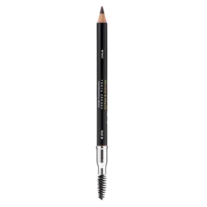 Arches & Halos Precision Brow Shaping Pencil - Double Sided Eyebrow Filler and Spoolie Brush - Creamy Texture for Shaping and Defining With Ease - Vegan, Cruelty Free - Dark Brown - 0.070 oz