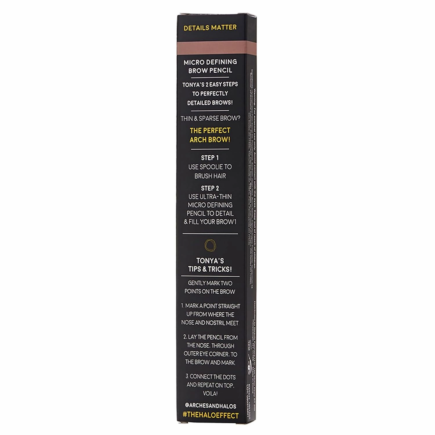 Arches & Halos Micro Defining Brow Pencil - For a Fuller and More Defined Brow, Long-Lasting, Smudge Proof - Vegan and Cruelty Free Makeup - Sunny Blonde, 0.003 oz (Pack of 2)