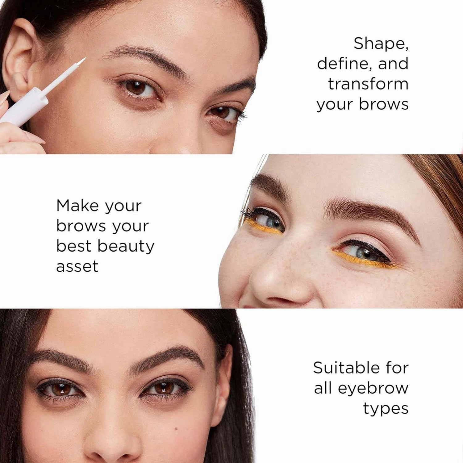 Arches & Halos Microblading Brow Shaping Pen - Fuller, More Defined Brow - Long-lasting, Smudge Resistant, Rich Color - Vegan and Cruelty-Free Makeup - Dark Brown - 0.026 oz