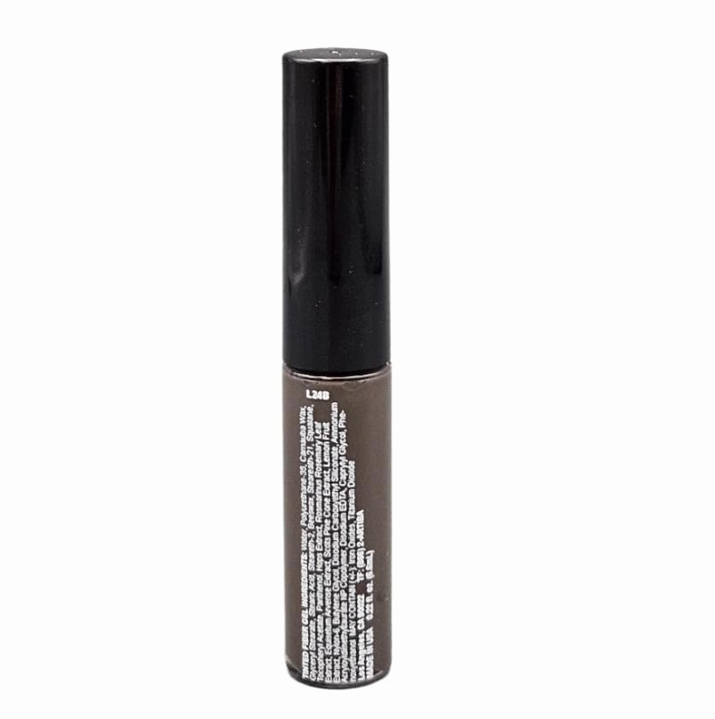 Artiba® Colored Eyebrow Gel with Fiber MADE IN USA - Black Brown, Fuller Brow instantly, Fills in sparse brows, Covers gray hairs and Long-lasting, Waterproof, Smudge proof, Cruelty Free