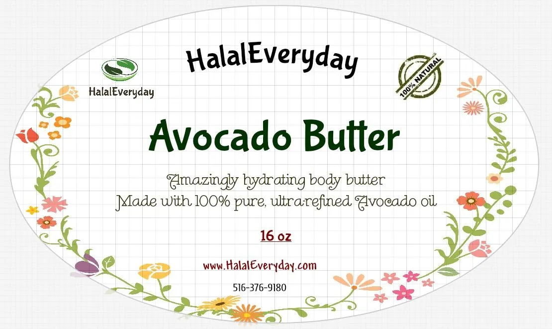 Avocado Butter - 8 Oz By SAAQIN ®- Great moisturizer- made with pure Avocado Oil- Great for soap making