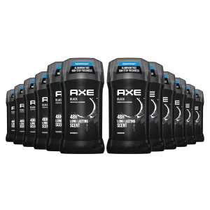 AXE Aluminum Free Deodorant Stick For Men Odor Protection For Long Lasting Freshness, Black Frozen Pear & Cedarwood Men's Deodorant, Formulated Without Aluminum 3oz 12 Count